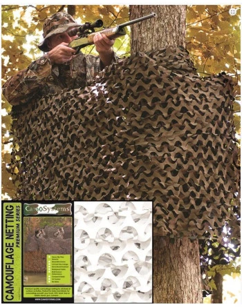 Camouflagenet, Snow camouflage, 3 x 3 m