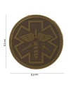 PATCH 3D PVC PARA MEDIC BROWN