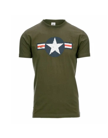 T-shirt - USAF WW-II, Oliven
