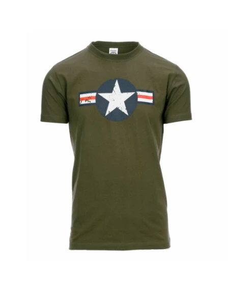 T-shirt - USAF WW-II, Oliven