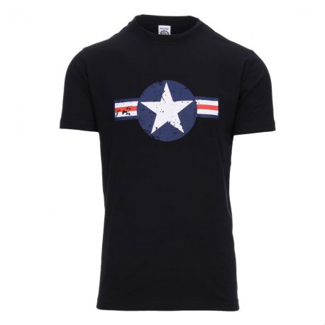 T-shirt - USAF WW-II, Sort