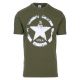 T-shirt - US ARMY Star, Oliven