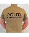 RAVEN - T-shirt, MTS-khaki - med Politihjemmeværnet tryk på ryg
