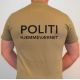 RAVEN - T-shirt, MTS-khaki - med Politihjemmeværnet tryk på ryg