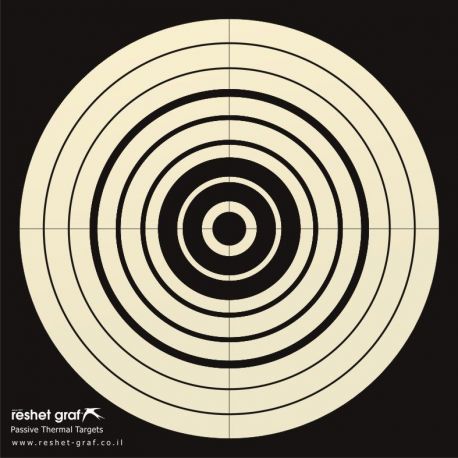 Reshet Graf - Thermal Target, Bulls Eye (48x48cm)