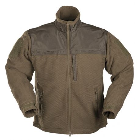 MIL-TEC - Elite Fleece Jacket Hextac®, Oliven