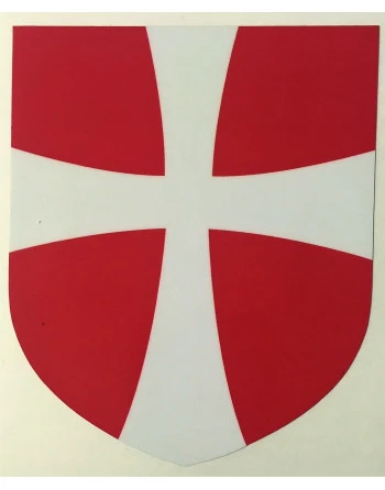 Dansk Mantova Kors, Klistermærke til vindue