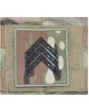 Feltgradstegn Sergent (uden bue), MultiCam på Velcro