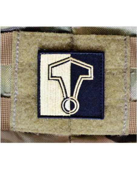 Thors Hammer - Sort/Khaki, 5x5cm