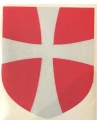 Danish Mantova Cross, Reflective sticker