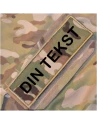 4 STK "DIN TEKST" Ærmemærke, MultiCam på Velcro