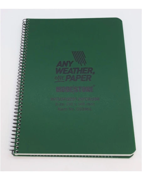 Modestone - Waterproof Tatktisk Notebook, A5