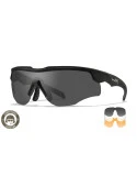 Wiley X - ROGUE COMM Grey/Clear/Rust Matte Black Frame