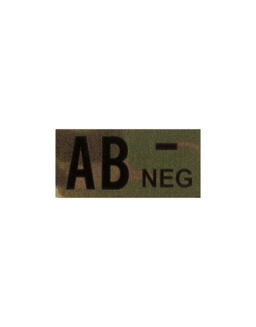 IR Blodtype på Velcro, MultiCam print