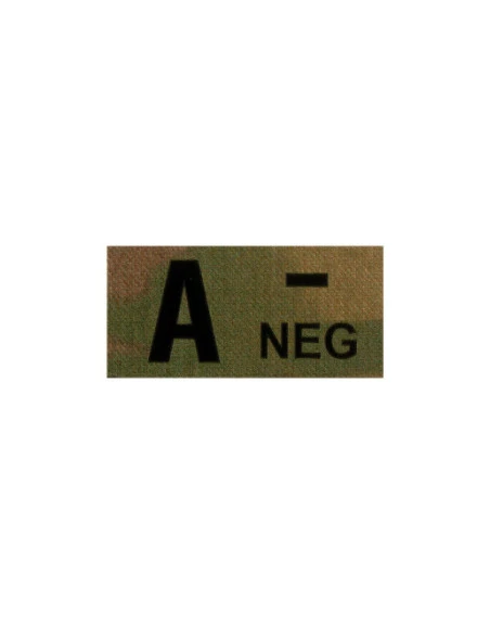 IR Blodtype på Velcro, MultiCam print