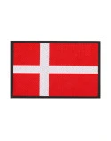 CLAWGEAR - Dannebrog, Vævet på velcro, Rød/Hvid