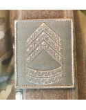 Gradstegn Oversergent, khaki på Velcro