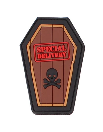 Keep Calm And Be Tactical 3D PVC Patch, sort