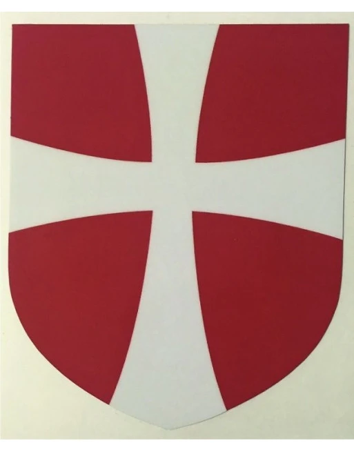 Dansk Mantova Kors, Klistermærke Dansk Mantova Kors, Klistermærke