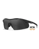 Wiley X - Vapor COMM, 2.5, Grey/Clear/Light Rust med sort stel