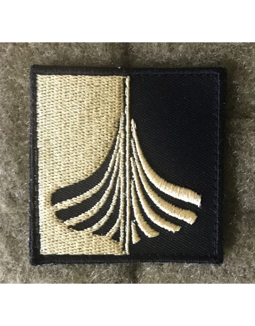 Vikingship - Black/Khaki, 5x5cm