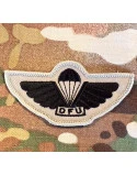 DFU Faldskærmsvinge, Khaki/sort, Iron On