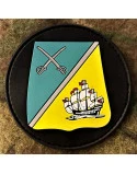 4 Marine Eskadron, rundt PVC mærke på velcro