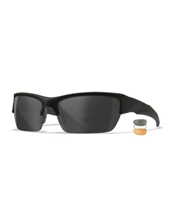 Wiley X - VALOR Clear/Grey/Light Rust Matte Black Frame