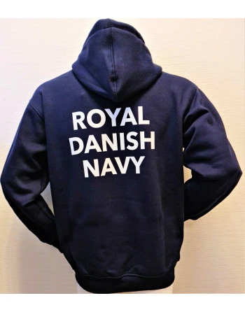 Lancer - Hoodie, Navy Blue, ROYAL DANISH NAVY on back