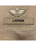 DFU Faldskærmsvinge, Stryges på, Khaki/MTS-Khaki