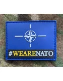 NATO Flag - WEARENATO, PVC med Velcro (6,5x5cm)