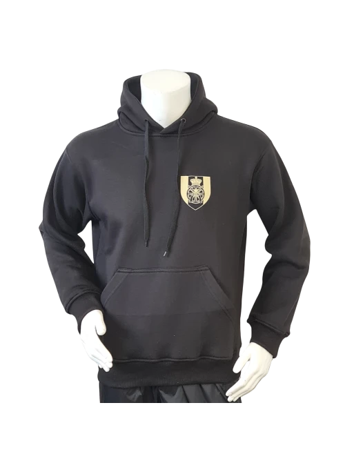 Lancer - Hoodie u/zip, TRÆNREGIMENTET, Sort Lancer - Hoodie u/zip, TRÆNREGIMENTET, Sort