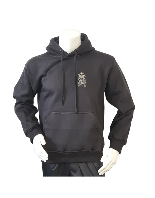 Lancer - Hoodie u/zip, EFTERRETNINGSREGIMENT, Sort