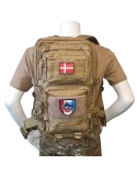 Rygsæk med Jydske Dragonregiment Patch, sæt