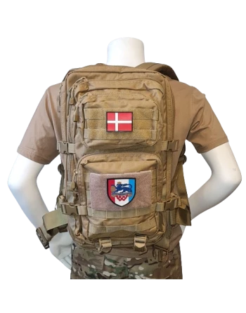 Rygsæk m. Jydske Dragonregiments Regimentsmærke, sæt