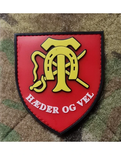 Trænregimentet, 1. Logistikbataljon, PVC mærke på velcro Trænregimentet, 1. Logistikbataljon, PVC mærke på velcro