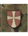 Dansk Mantova Kors med Velcro, Brun/Sand