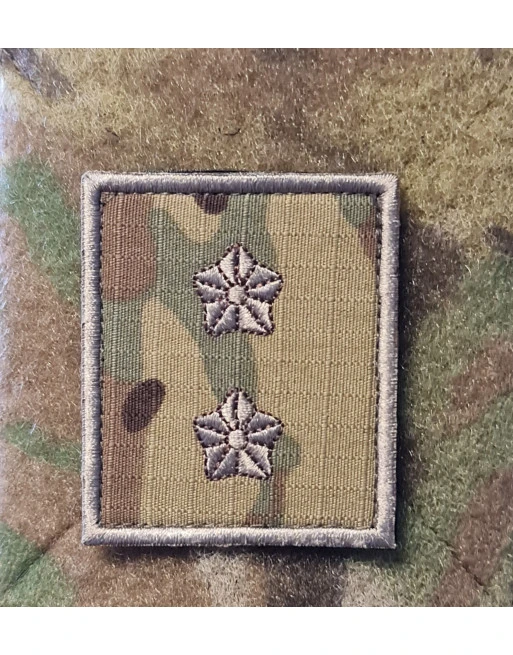 Feltgradstegn Premierløjtnant, MultiCam på Velcro Feltgradstegn Premierløjtnant, MultiCam på Velcro