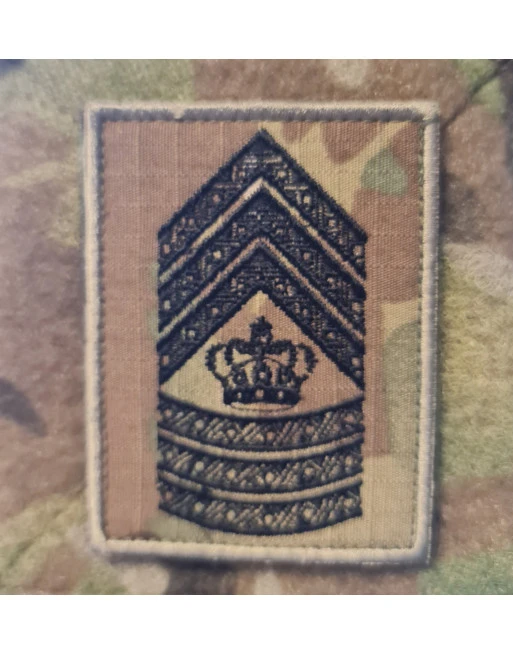 Gradstegn Chefsergent, Multicam på Velcro Gradstegn Chefsergent, Multicam på Velcro