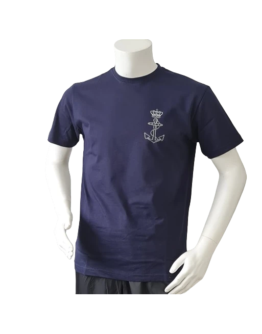 Lancer – T-shirt med Søværnets Enhedsmærke tryk på bryst, MTS-Khaki