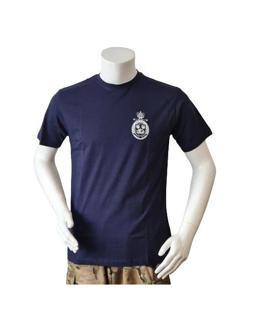 Lancer – T-shirt med Marinehjemmeværnet, tryk på bryst, Marineblå Lancer – T-shirt med Marinehjemmeværnet, tryk på bryst, Marineblå