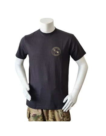 Lancer T-shirt, Sort med HVK Odense Dalum tryk på bryst