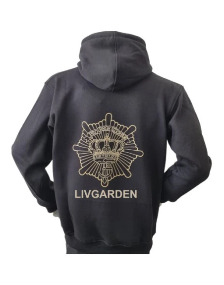 Lancer - Hoodie u/zip, LIVGARDEN, Sort