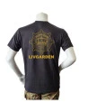 LANCER - T-shirt, Sort m. Den Kgl. Livgardes Regimentsmærke trykt på brystet