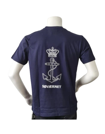 Lancer – T-shirt med Søværnets Enhedsmærke tryk på bryst, MTS-Khaki