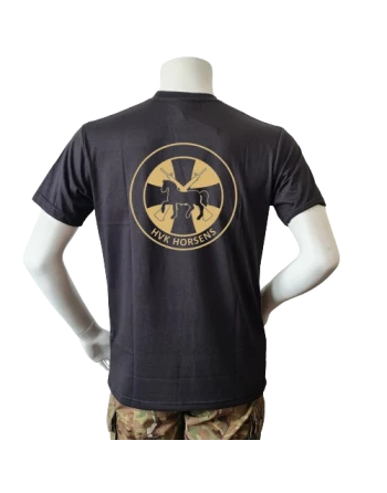Lancer T-shirt med Hjemmeværnskompagni Horsens, tryk på bryst