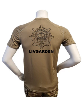 XGO - Løbetrøje, TAN-499 med LIVGARDEN tryk på ryg og bryst