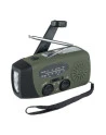 Fosco - Nødradio FM/AM, lygte og Powerbank, Oliven