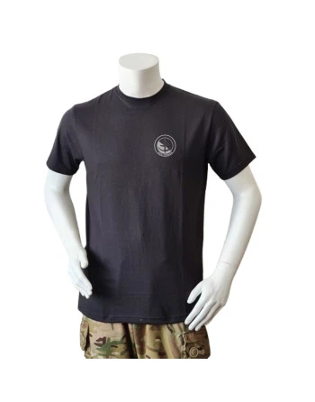 Lancer T-shirt, Sort med HVK Tønder, tryk på bryst