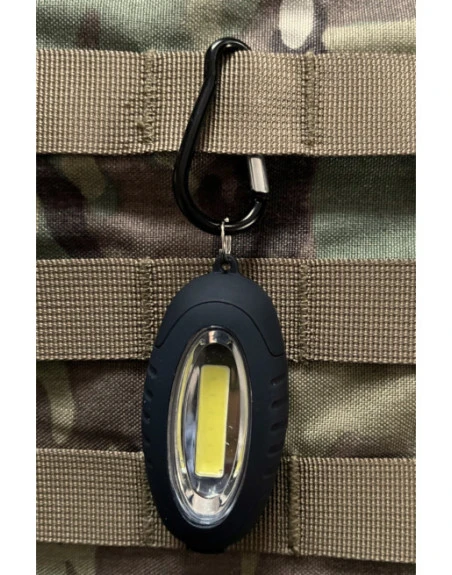 MIL-TEC - Minilygte med karabin og magnet